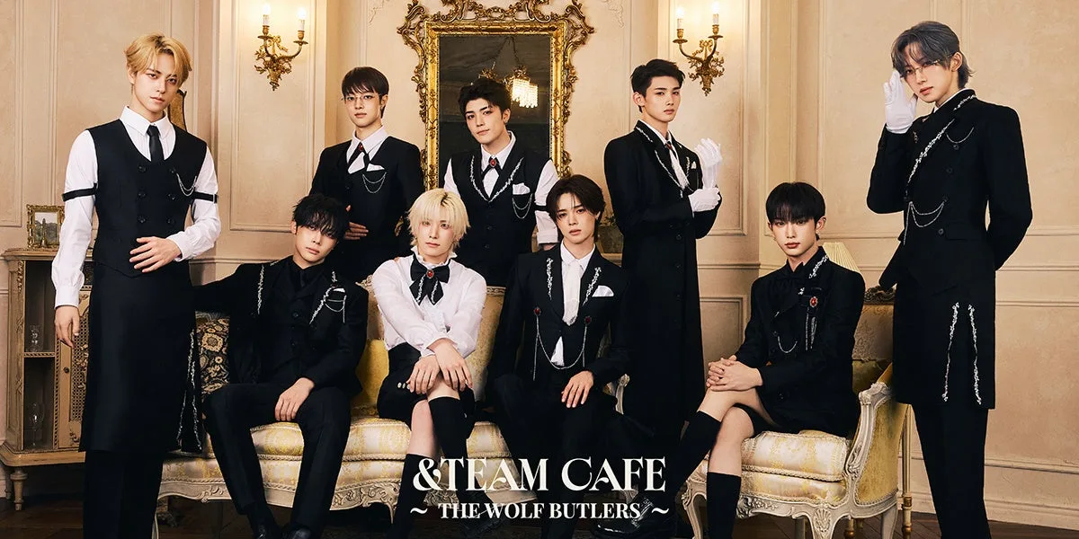 「&TEAM CAFE～THE WOLF BUTLERS～」のリリース冒頭に掲載された画像