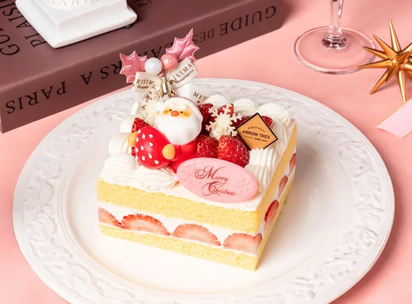 クリスマスのホールケーキの紹介に掲載された画像(約9×10cm|3〜4人用)