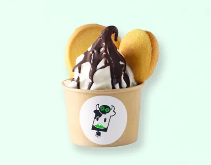 あさぎりミルクサンデー〈パリパリチョコ、焦がしキャラメル〉の紹介に掲載された画像