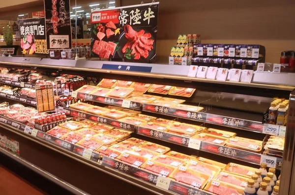 銘柄黒毛和牛「常陸牛」のコーナー