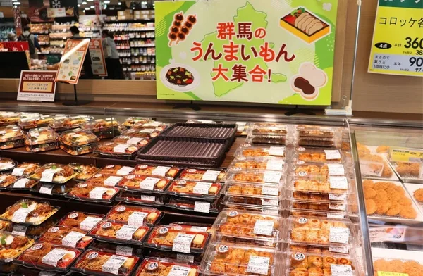 とり重など群馬の名物を集めた売り場