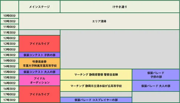 茶ロウィン2026タイムテーブル