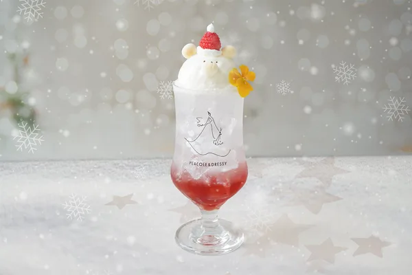 サンタベアのクリスマスクリームソーダ