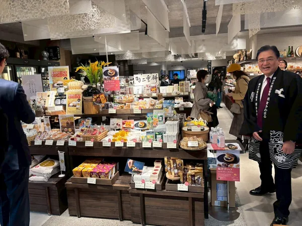 昨年度のトップセールスの様子