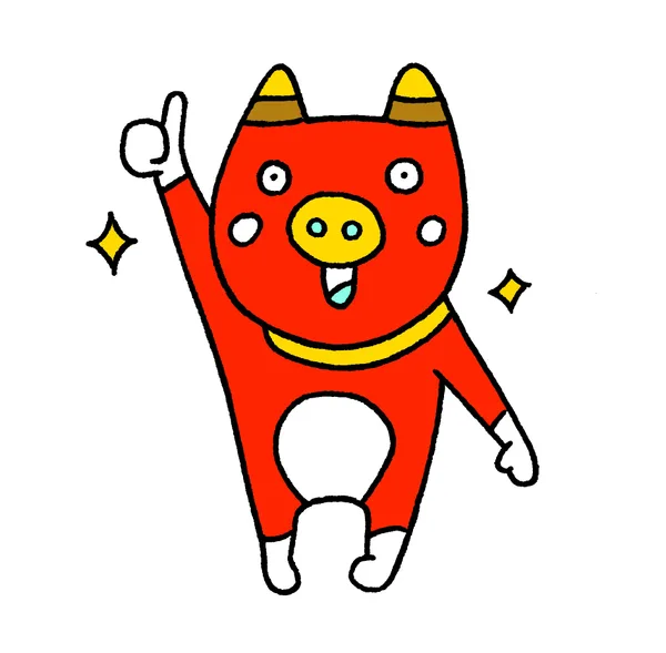 ふくしまを応援する「ベコ太郎」
