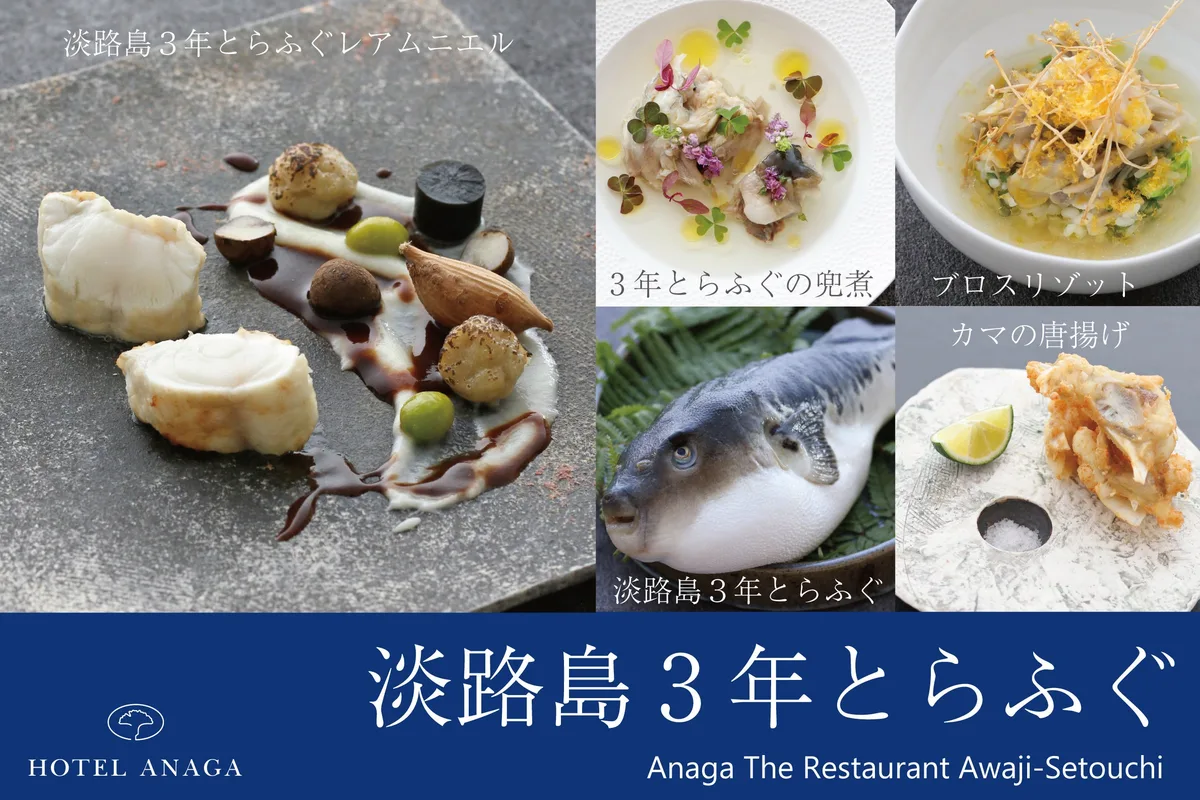 冬季限定「3年とらふぐ和洋折衷コース」