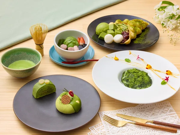 九州各所の抹茶を使用したスイーツ