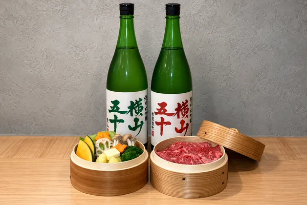 「壱岐牛に、壱岐のお酒「横山五十」を合わせて」の見出しに続く画像