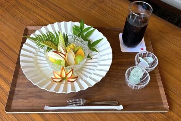 対局2日目のおやつ フルーツ盛合せ 1,650円（税込）※10/31ご宿泊分まで