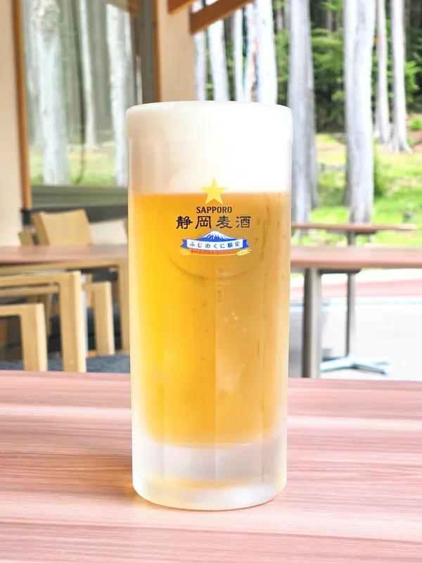 静岡麦酒の生ビール 1杯500円