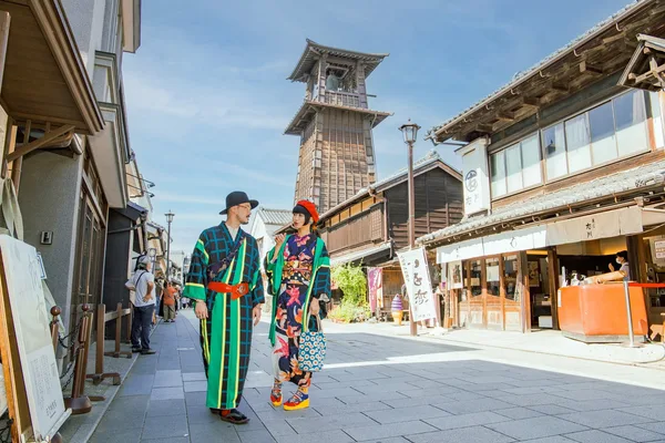 和装での川越散策