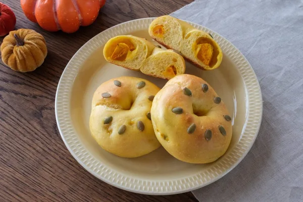 かぼちゃのベーグル:285円