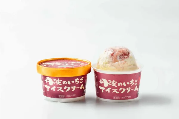 丹波のいちごアイスクリーム