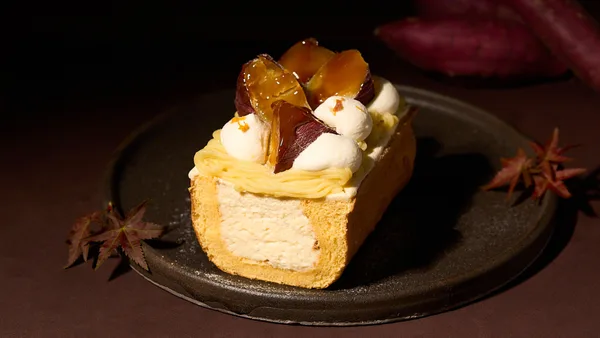 焼き芋をのせたロールケーキについての節に掲載された画像