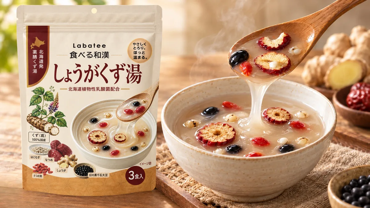 Labatee 食べる和漢 しょうがくず湯のリリースの1枚目に掲載された画像