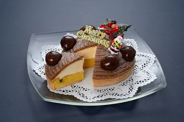 銀座ル・ブランのクリスマスケーキ「モンブラン」