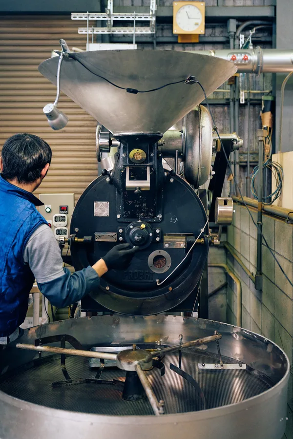 ドイツ製の焙煎機「old PROBAT」