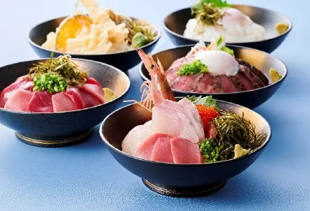 海鮮丼をはじめとした各種丼