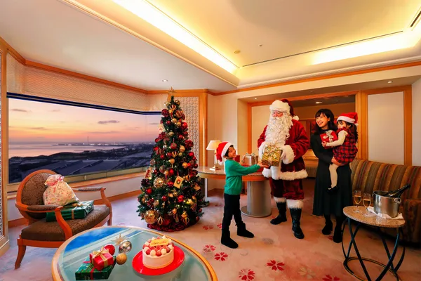 部屋にサンタクロースが来る宿泊プランの紹介に掲載された画像