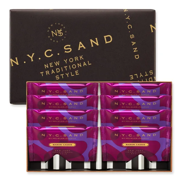 N.Y.マロンカシスキャラメルサンド8個入