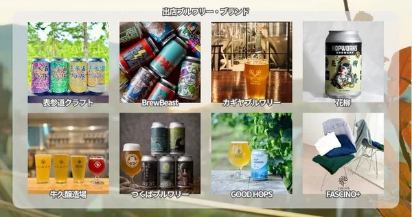 全国6ブルワリーの出店を伝える節に掲載された画像