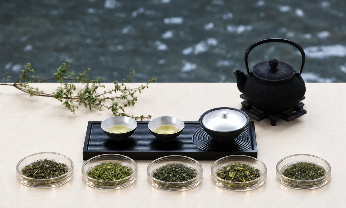第一景は「世界のお茶への扉」
