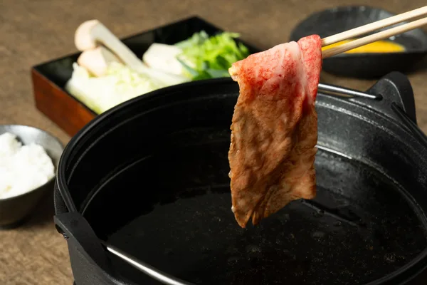 「厳選黒毛和牛のしゃぶしゃぶ」の節に掲載された画像