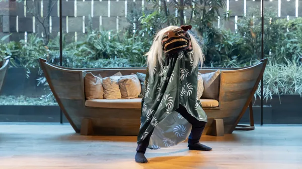 獅子舞パフォーマンスに掲載された画像