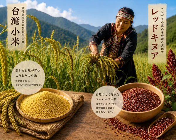 工業技術研究院（ITRI）：台湾産キヌアどら焼き