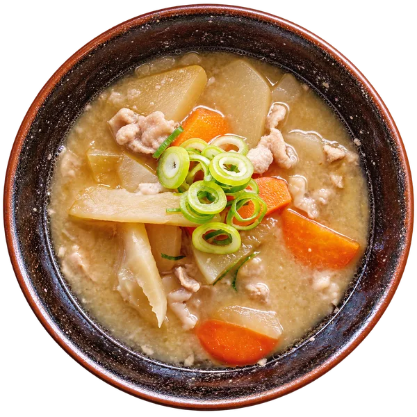 半日分野菜の豚汁定食